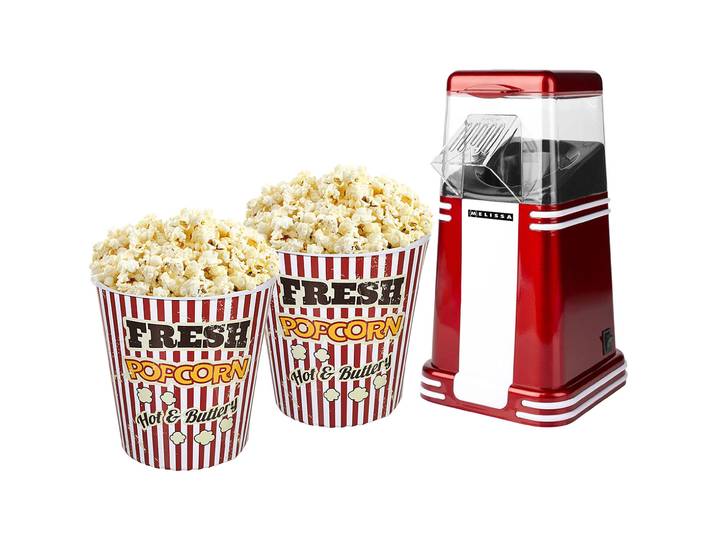 Heissluft-Popcorn-Maschine, inkl. 2 Kino-Popcorn-Becher