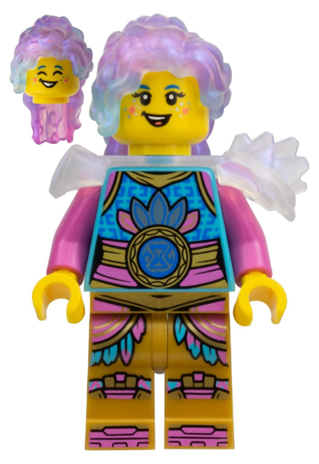 LEGO Minifiguur Izzie met transparante satijnachtige bepantsering Dreamzzz drm104