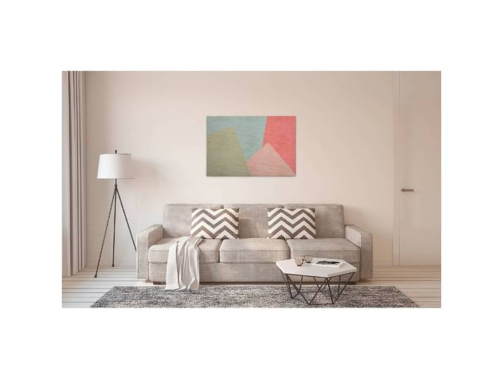 Impression sur toile Inlay Polyester PVC / Épicéa Multicolore/Rouge 90 x 60cm