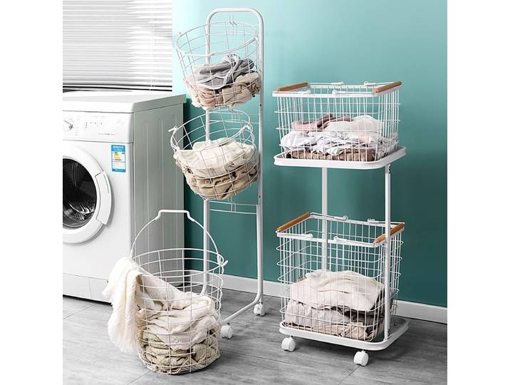Panier à linge de tri pliable Mobile, panier de grande capacité, panier de rangement pliable, adapté à la chambre à coucher et au buanderie