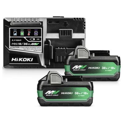 HiKOKI UC18YSL3WHZ Werkzeug-Akku und Ladegerät 18 V, 36V 2.5 Ah, 5Ah