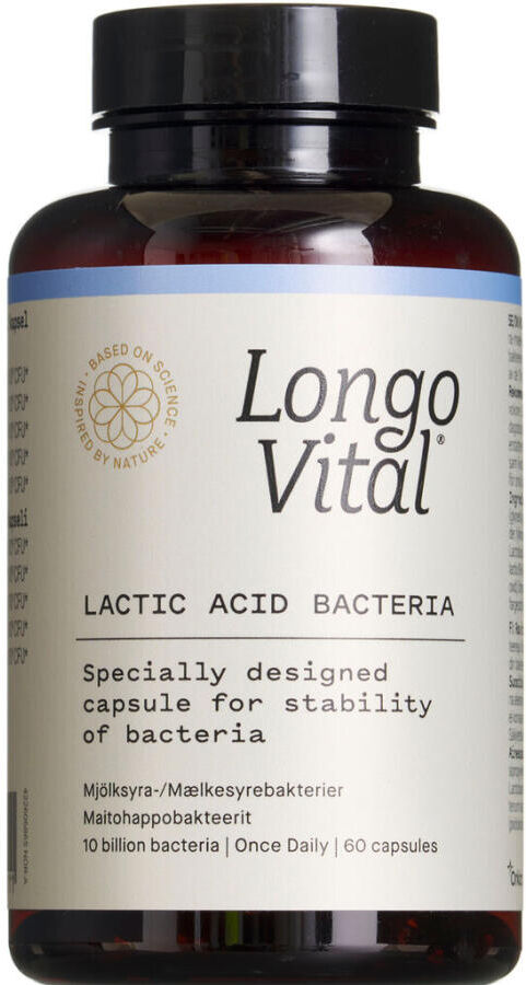 Longo Vital Lactic Acid Kosttilskud 60 stk