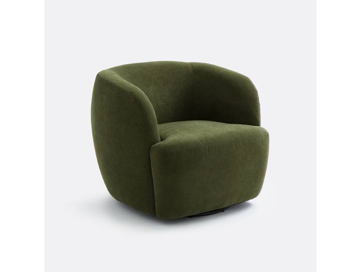 LA REDOUTE Fauteuil compact rotatif, LINETE Vert