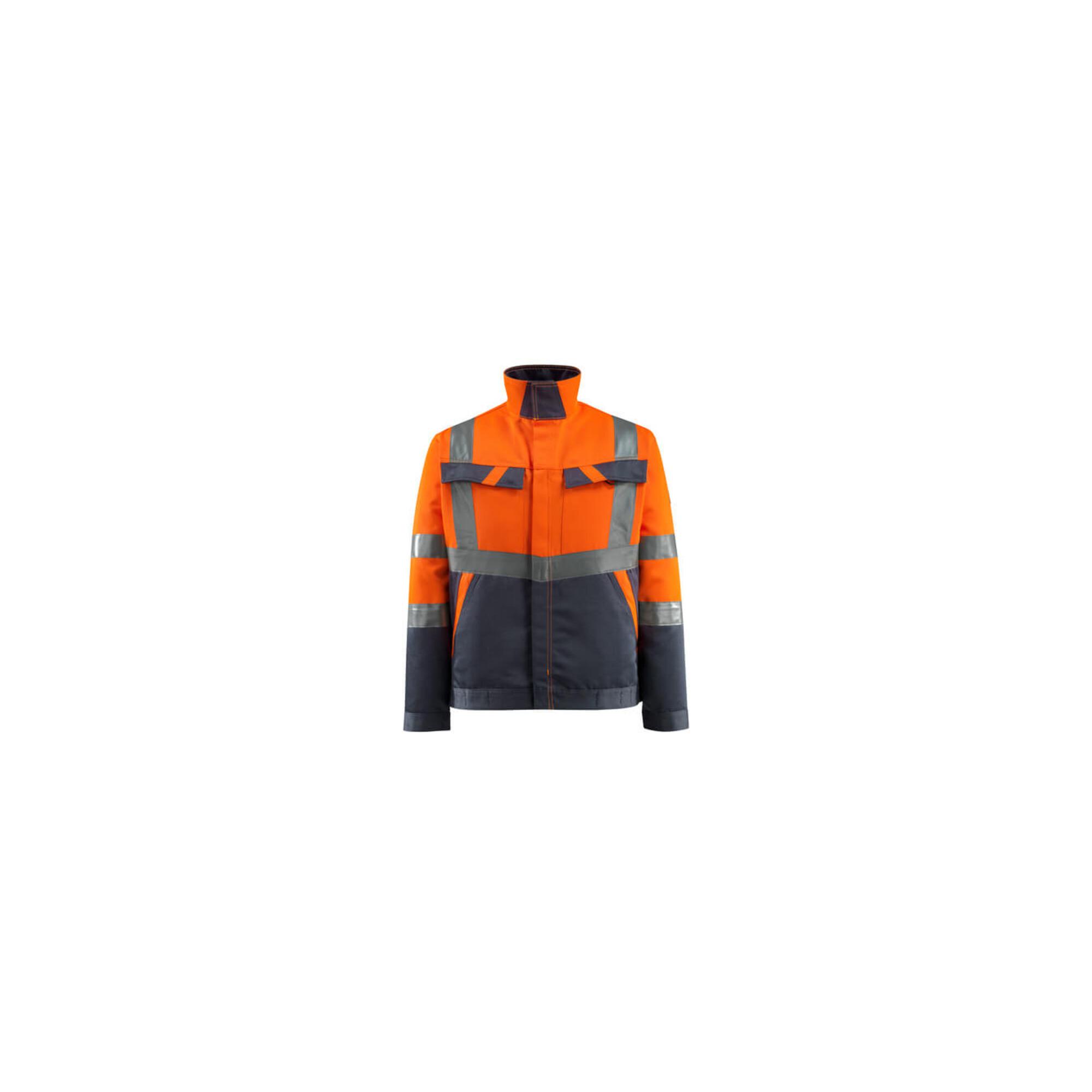 Mascot Forster Arbeitsjacke Größe 4XL, hi-vis orange/schwarzblau (15909-948-14010-4XL)