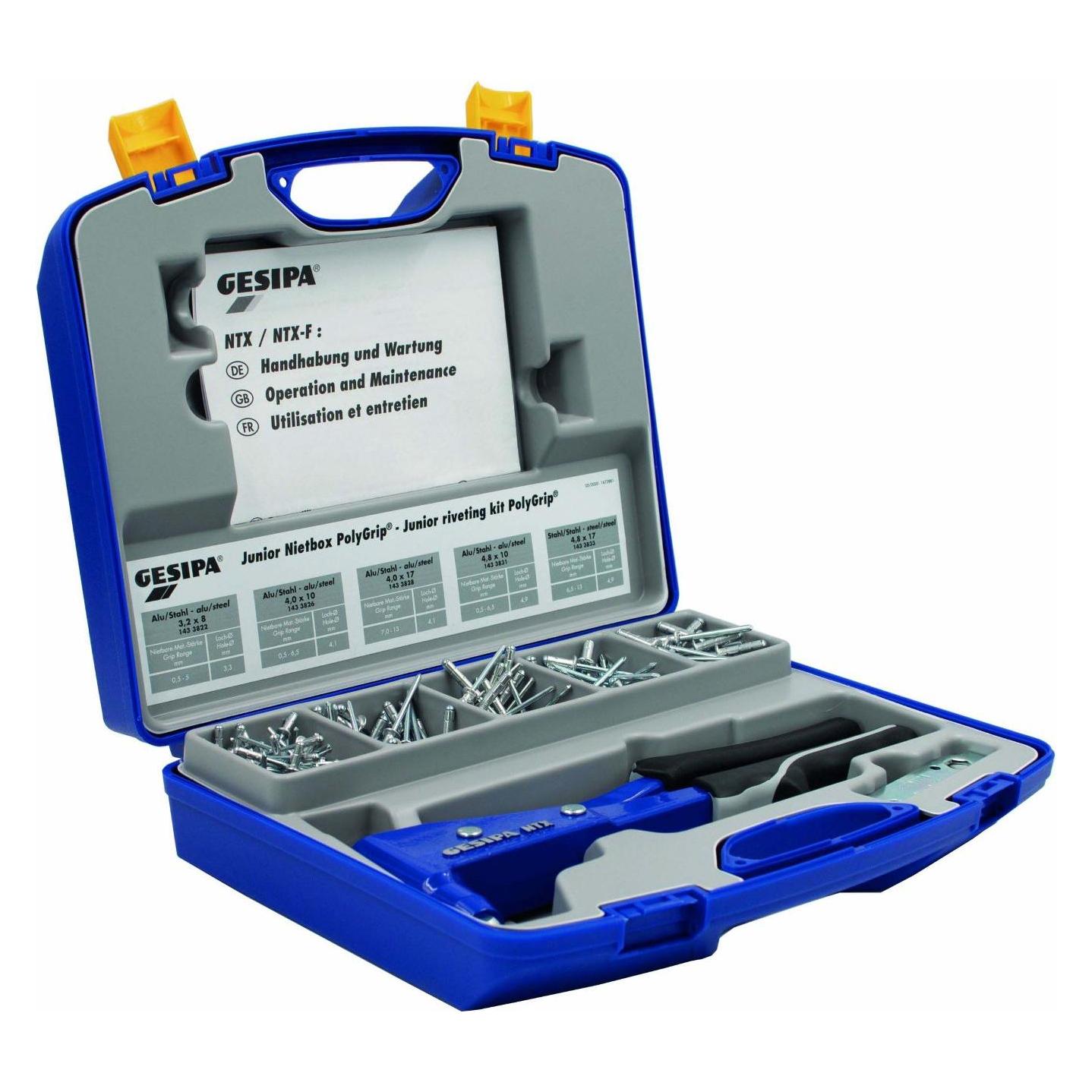 Gesipa Blindnietsortiment Junior-Nietbox PolyGrip (1457662)