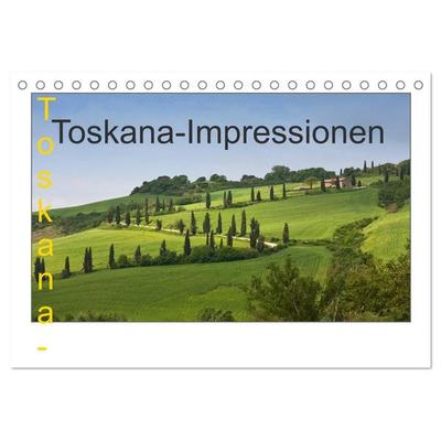 Toskana-Impressionen (Tischkalender 2027 DIN A5 quer), CALVENDO Monatskalender