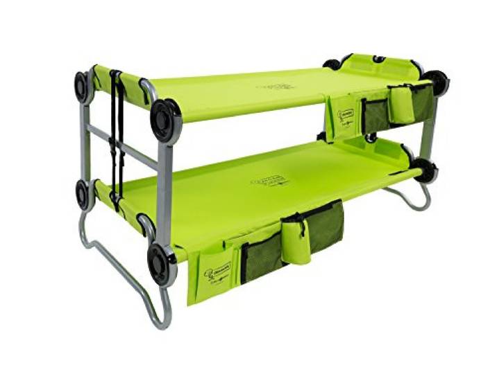 Disc-O-Bed Kid-O-Bunk Grün Kinderbett Etagenbett Feldbett