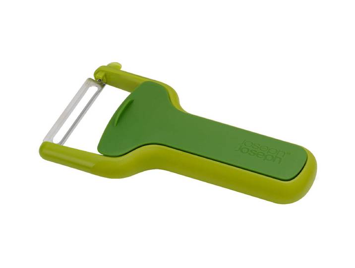 Joseph Joseph SafeStore Sparschäler mit Klingenschutz Grün