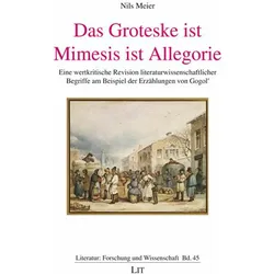 Das Groteske ist Mimesis ist Allegorie, Fachbücher von Nils Meier