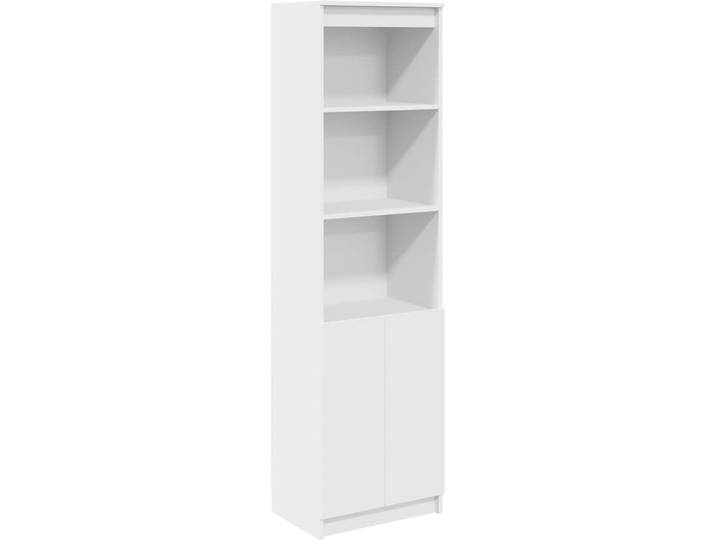 vidaXL - Highboard - 50x35x180 - cm - spaanplaat - wit