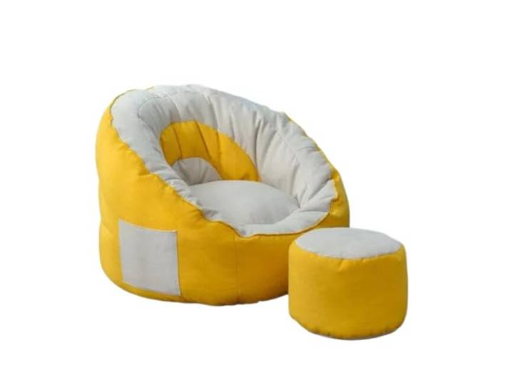 Xumh2024-3 Sitzsack Sitzsack Lazy Sofa Tatami Bodenstuhl for kleine Wohnung Single Casual Recliner(Yellow,Groß)