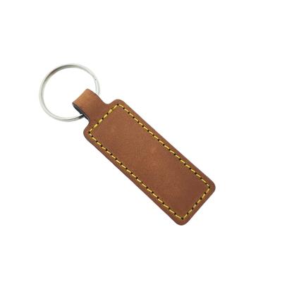 CombiCraft Schlüsselanhänger aus Leder, rechteckig, 23x95 mm, pro 5 Stück