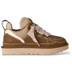 UGG für Damen. 1144032 Lowmel Ledersneaker braun (38), Wohnung, Schnürsenkel, Lässig