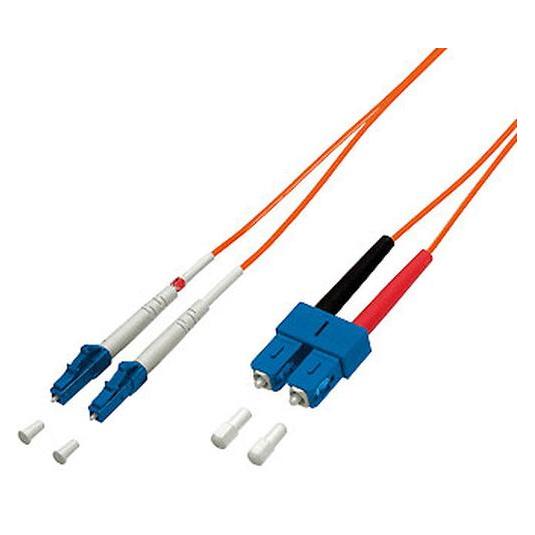 equip LWL Patchkabel LC->SC Multimode Duplex OM1 or (2 m) (254322)