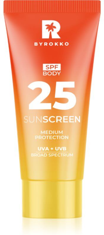 BYROKKO Body Sunscreen crème solaire corps SPF 25 150 ml