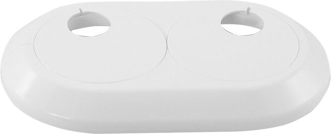 ASW Universal double charnière match0 161216 ABS blanc, Ø 16 mm, H 12 mm, L 113 mm, lar 69 mm