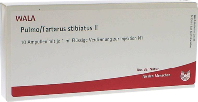 WALA Heilmittel GmbH PULMO/TARTARUS stibiatus II Ampullen 10X1 ml 01223630