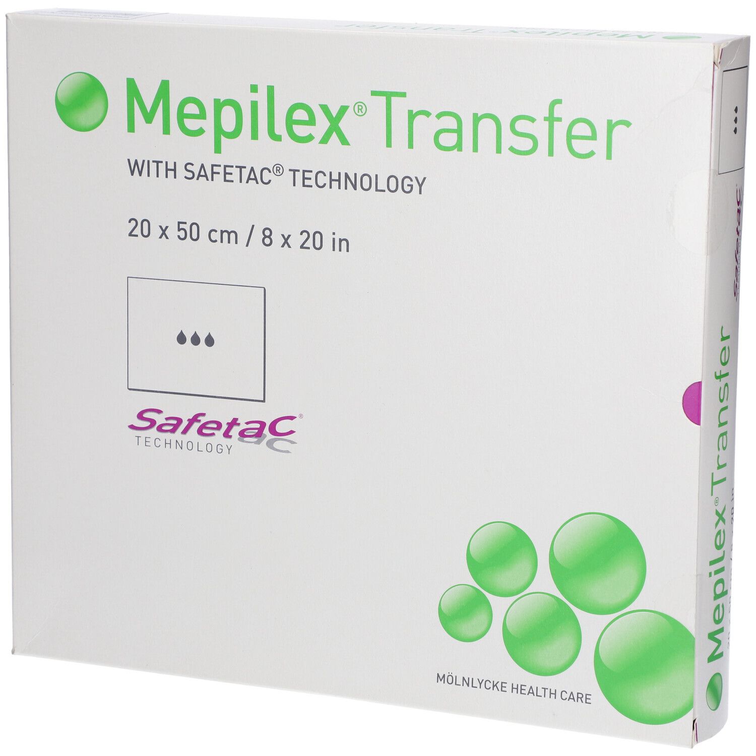 Mepilex Transfer Schaumverband 20x50 cm steril 4 St Verband