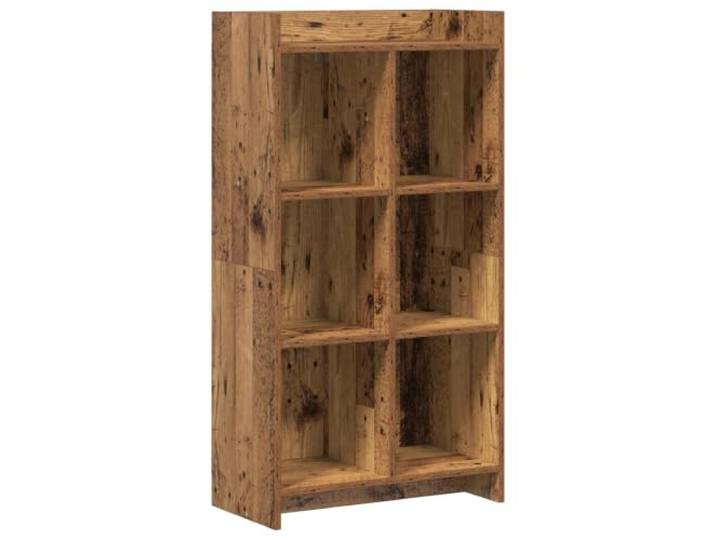 Regal aus Altholz 59 x 30 x 111 cm für Bücher und Dekoration