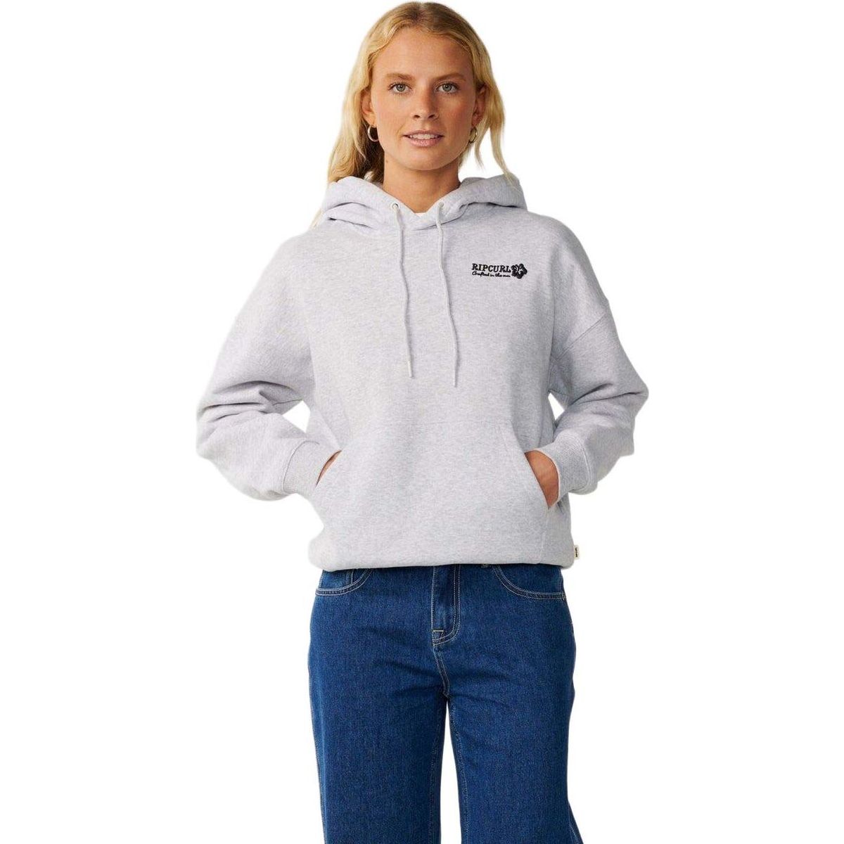 RipCurl Surf Puff Heritage Hood P/P grey marle/black (9255) S 0A0WFL-9255-S