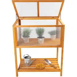 NYVI Hochbeet mit Frühbeetaufsatz BABYGreen - Gartenbeet Perfekt für Jungpflanzen, Gemüse. Kräuter & Blumen