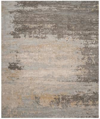 SAFAVIEH Couture Hand-knotted Tiffany Marileen Modern Abstract Viscose Rug