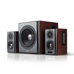 Edifier S350DB Lautsprecherset 150 W Universal Schwarz, Holz 2.1 Kanäle 80 W Bluetooth