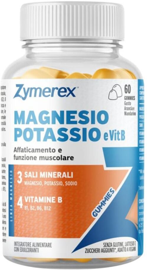 WILCO FARMA Srl SU Zymerex MAGNESIO POTASSIO e VIT B6, 60 Gummies