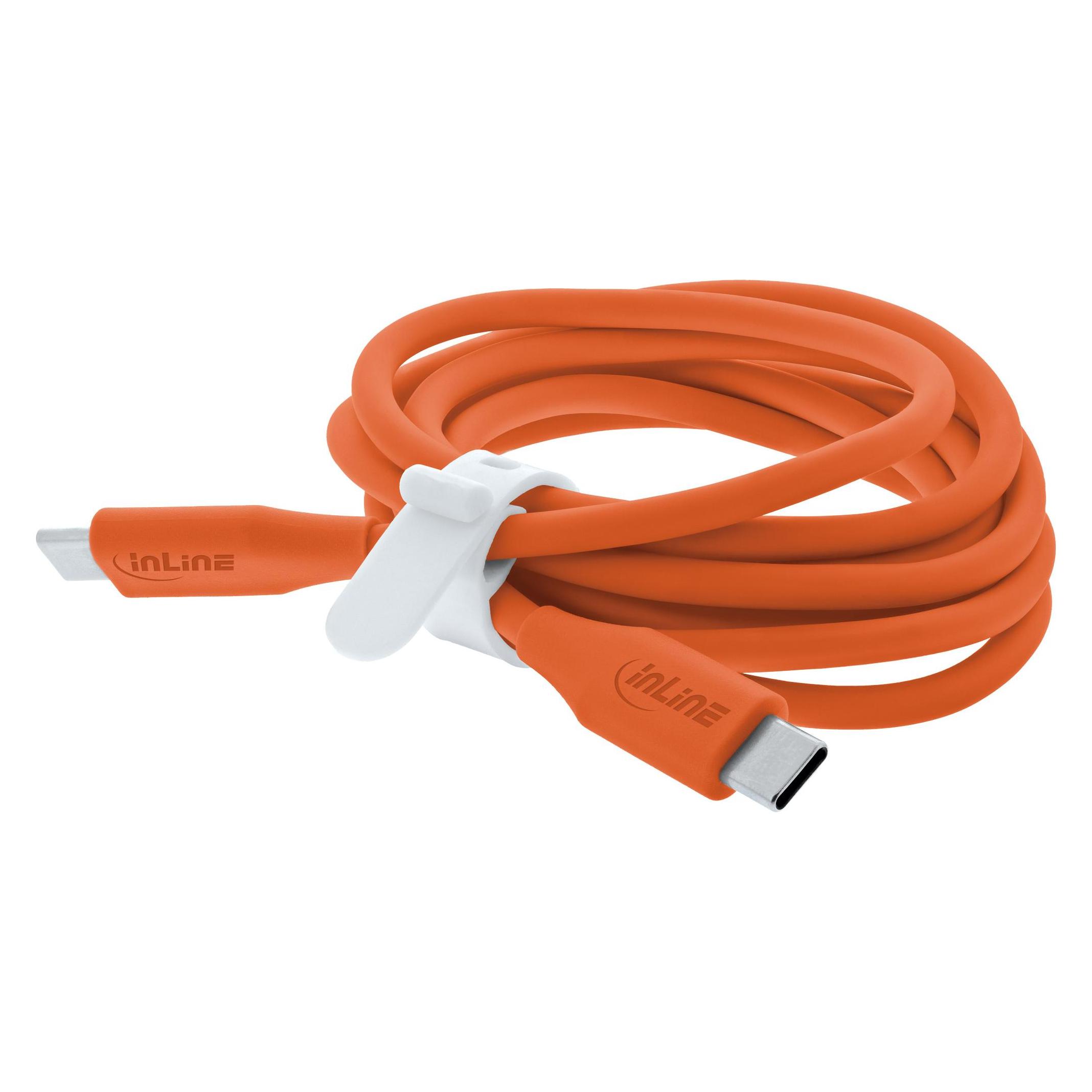 InLine USB 2.0 Kabel (2 m, USB 2.0, 100 W) (35892O)