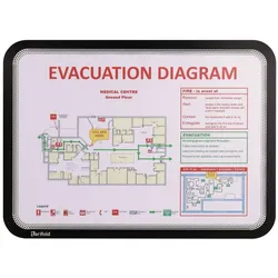 Tarifold, Informationsschild, Djois Rahmen 195067, PVC, transparent