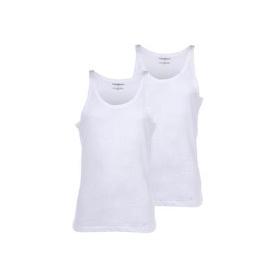 Unterhemd EMPORIO ARMANI "Unterhemd Pure Cotton 2er Pack", Herren, Gr. M, 2 Stk., weiß, Unterhemden Unterhemd