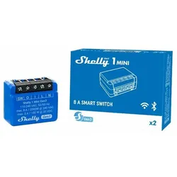 SHELLY 1 Mini Gen3, Bluetooth/WLAN-Funkschalter Relais, 1-Kanal, Unterputz, Schaltaktor