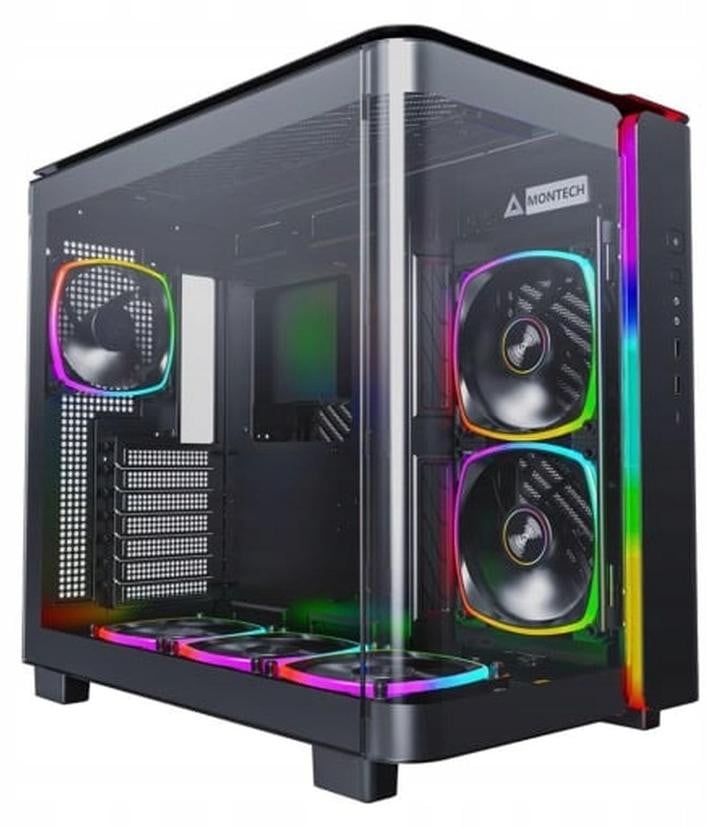 Montech KING 95 PRO behuizing met rotatiefunctie en dubbel gehard glas