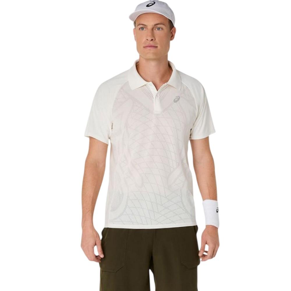 Asics - "Actibreeze" Poloshirt für Herren, Spiel (Cremefarbe)