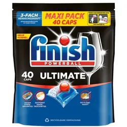 finish Powerball Ultimate Fresh Spülmaschinen-Cap 40 Stück weiß