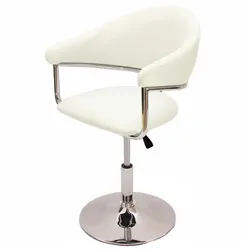 Barhocker HWC-L51, Barstuhl Tresenhocker Lounge Stuhl, Kunstleder ~ creme