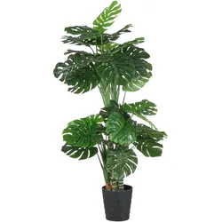 Mica Decorations, Kunstpflanzen, Monstera Kunstpflanze - H165 x Ø85 cm - Grün (165 cm)