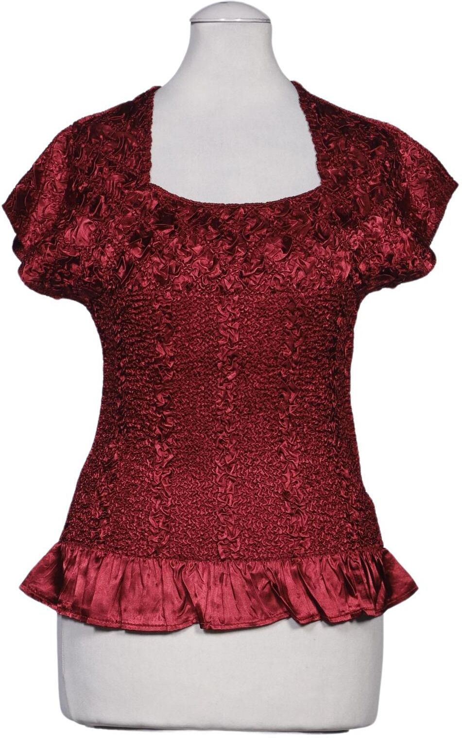 Kriss Trading Sweden Damen Bluse, Rot, Gr. S, Synthetik - Second Hand