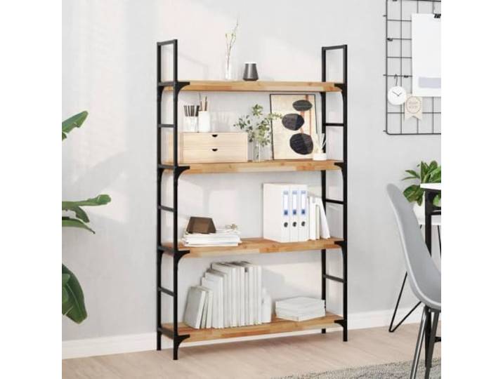 Schweberegale 4 Stk. 80x20x4 cm Massivholz Akazie Ölbehandelt Wandboard Akazienholz, geölt, feuchtigkeitsresistent, vielseitig einsetzbar, einzigartige Maserung, DIY-Anordnung möglich