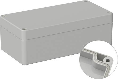 TRU COMPONENTS PC 220000 5U 5U220000 Outdoor-Gehäuse 160 x 80 x 55 Polycarbonat Lichtgrau (RAL 7035) 1St.
