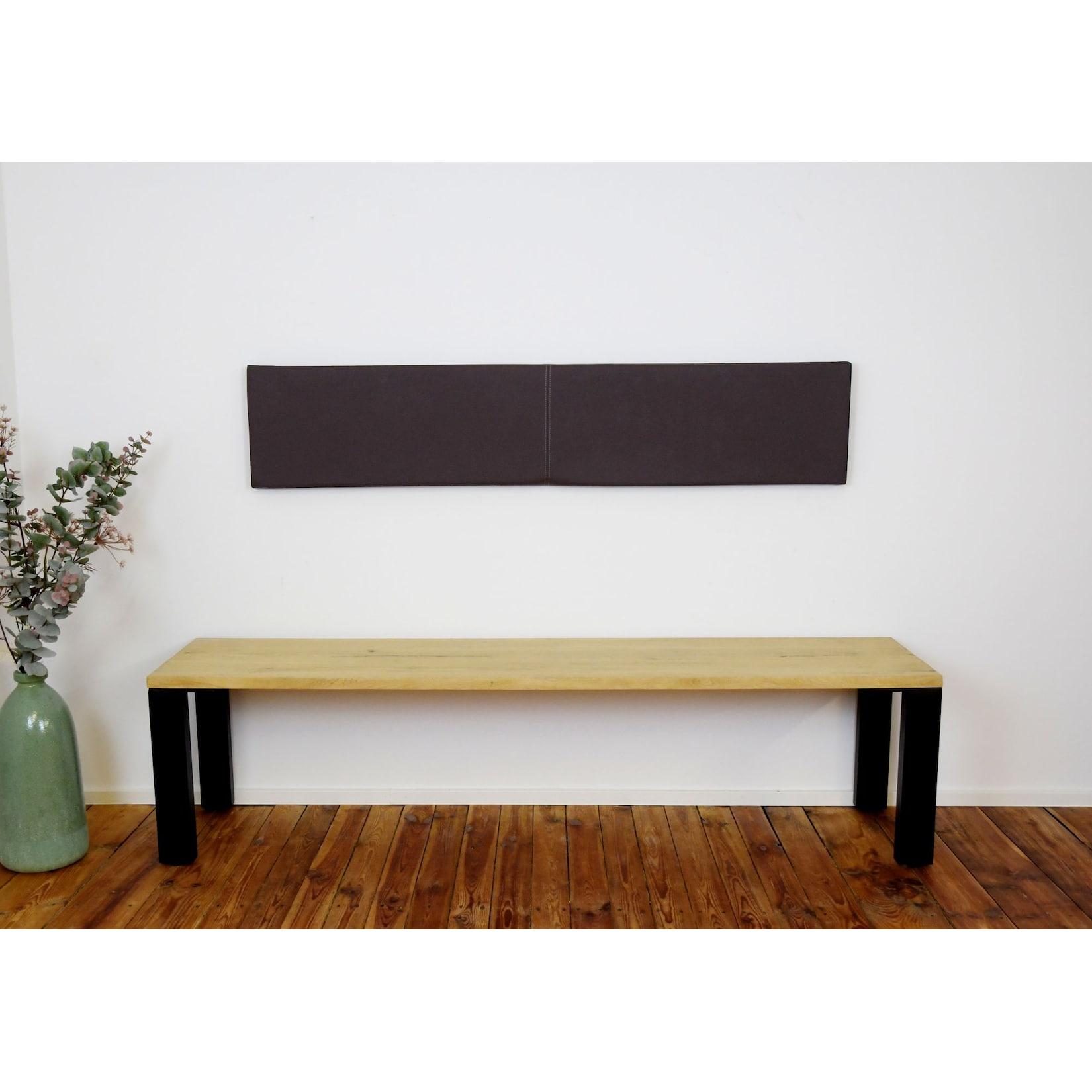 Lycce XXL Wandkissen / Wandpolster, Kunstlederbezug, Breite 1,5m
