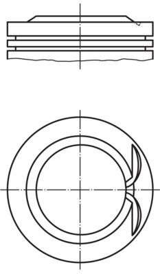 Mahle Kolben 040 25 00