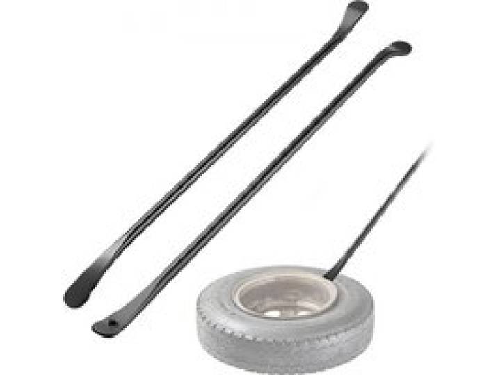 VEVOR Reifenmontiergerät Manueller Reifenwechsler 2 Stk. Metall Reifenheber 97 cm Reifenmontierhebel zur Montage Demontage für Outdoor Mobile Autoreparaturen von Universalen Fahrzeugtypen Schwarz