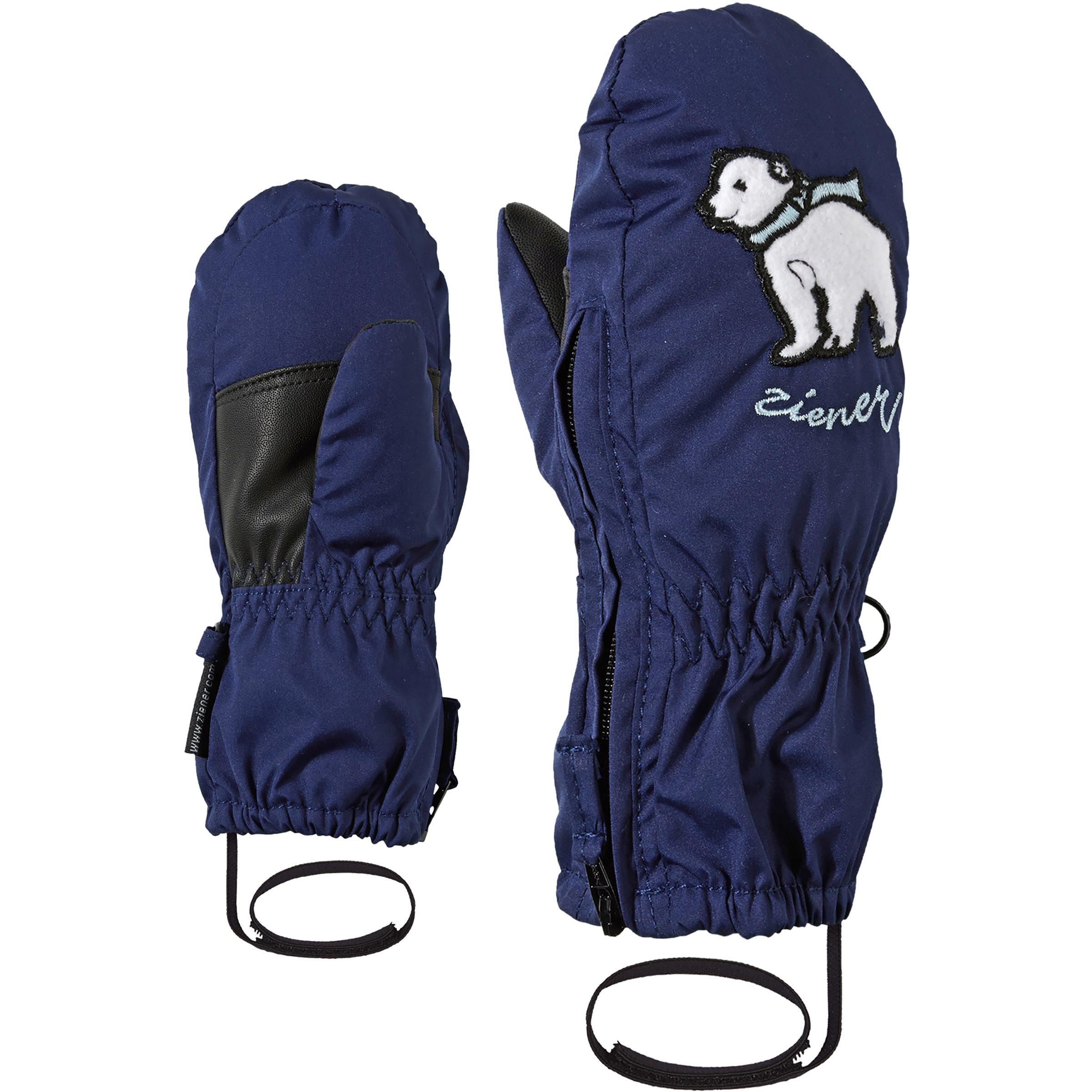 Ziener Le Zoo Minis Kinder Skihandschuhe blau Größe 86 Skifahren | Lifestyle Elastisch Wasserabweisend
