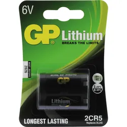 GP 2CR5 - Lithium Batterie, 2CR5, 1er-Pack