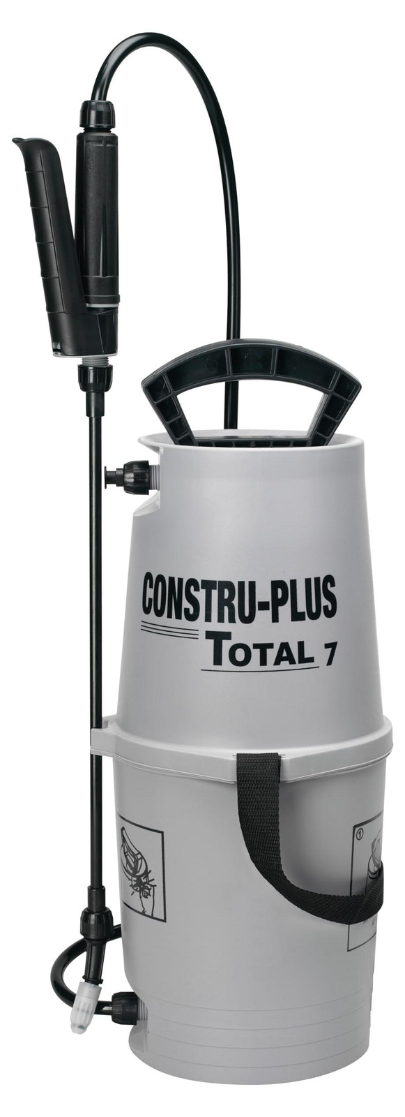 Dripio Rugspuit 7 liter met Construplus 7-voudige spuitmond, blauw