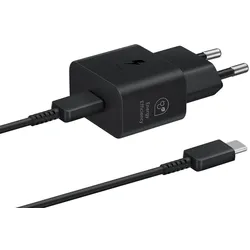 Samsung EP-T2510 25W USB-C Schnellladegerät mit Kabel 1m, schwarz