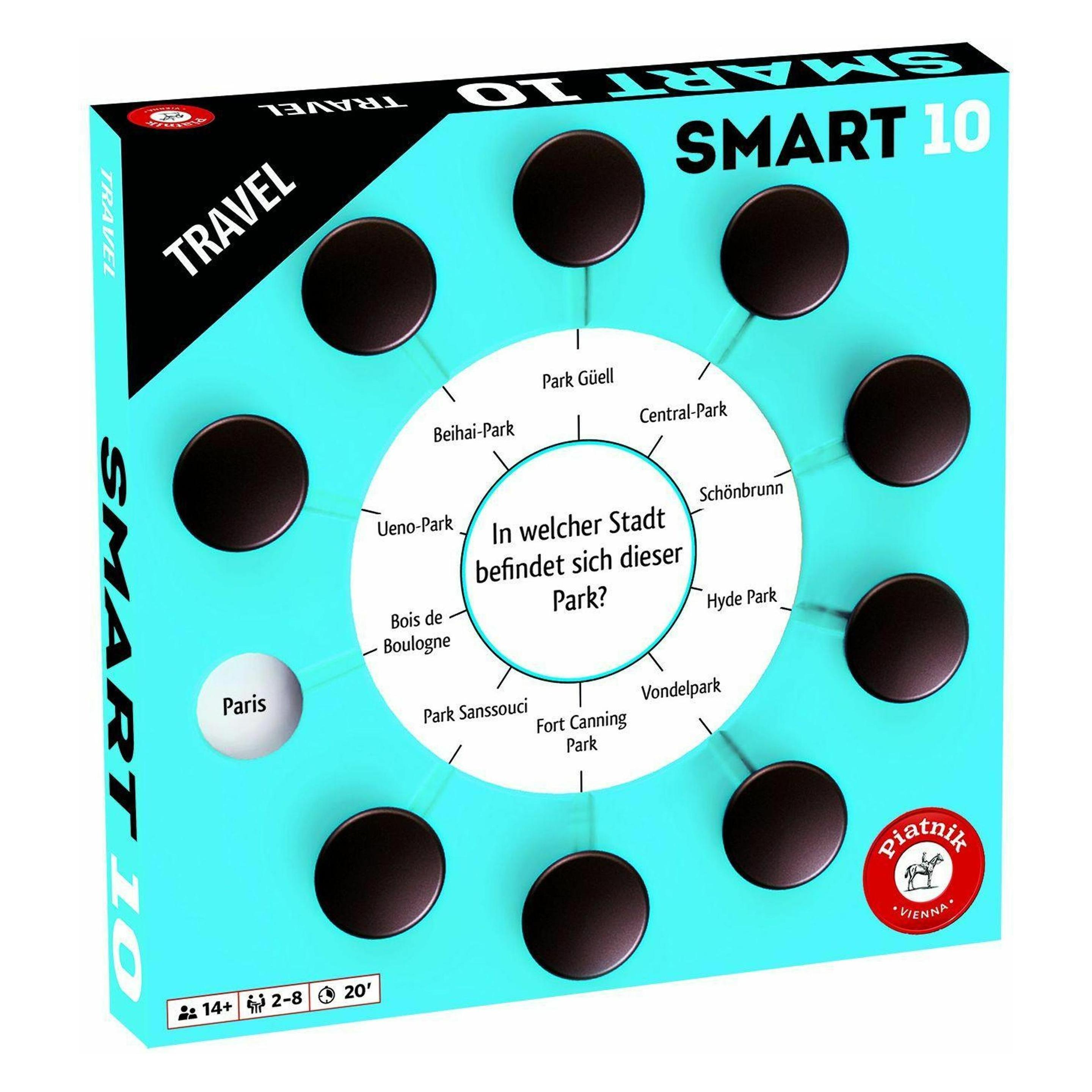 Piatnik Smart 10 - Zusatz Travel (d) (Deutsch, 2 - 8 Spieler) (PIA07193)