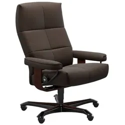 Stressless Bürostuhl David Office Leder Braun Batick Brown M (Medium)