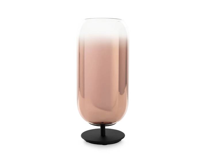 Gople Mini Tischleuchte Copper/Black - Artemide - Wohnzimmer - Design - Glas - Mit Schirm